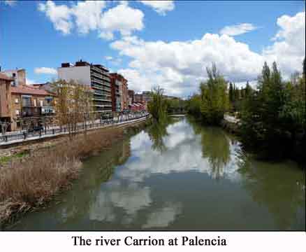 The river Carrion at Palencia