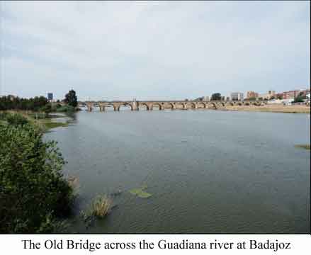 The bridge across the Guadiana  river at Badajoz