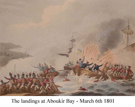 The Landings at Aboukir Bay - March 6th 1801