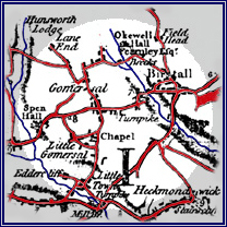 Jeffries Map (Showing the Gomersall home)