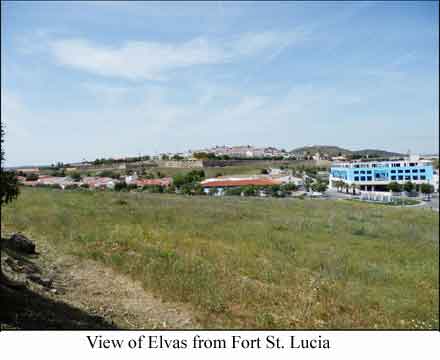 View of Elvas from Fort St. Lucia