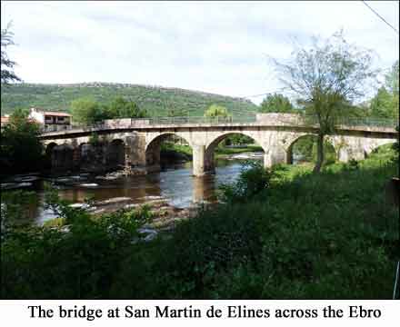 San Martin de Elines across the Ebro