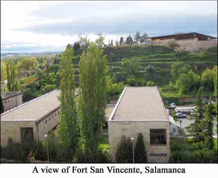 The San Vincente Fort at Salamanca