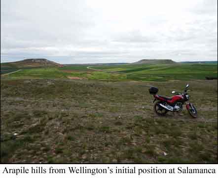 The Arapiles hills at Salamanca